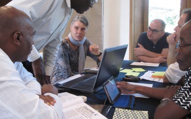 Participants in the Network's first TTF discuss sectoral integration of adaptation planning.