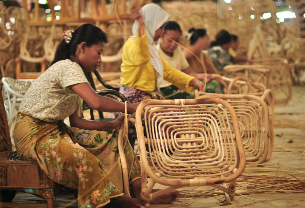 Making Handycraft. Indonesia particularly in Java Island many small medium entreprises making handycraft for both domestic & export market.