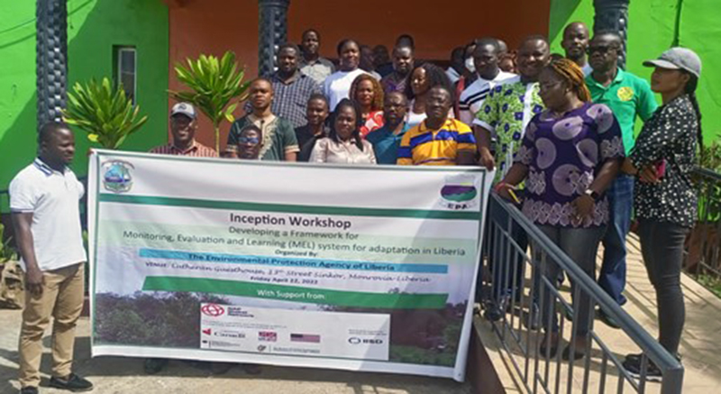 Group photo. Liberia's MEL inception workshop.
