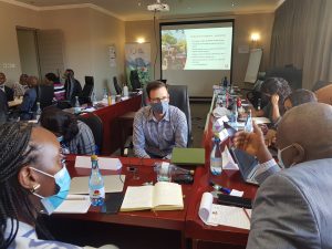 Participants of the Peer Learning Event on Monitoring, Evaluation and Learning in Gaborone, Botswana