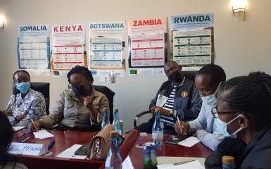 Participants of the Peer Learning Event on Monitoring, Evaluation and Learning in Gaborone, Botswana
