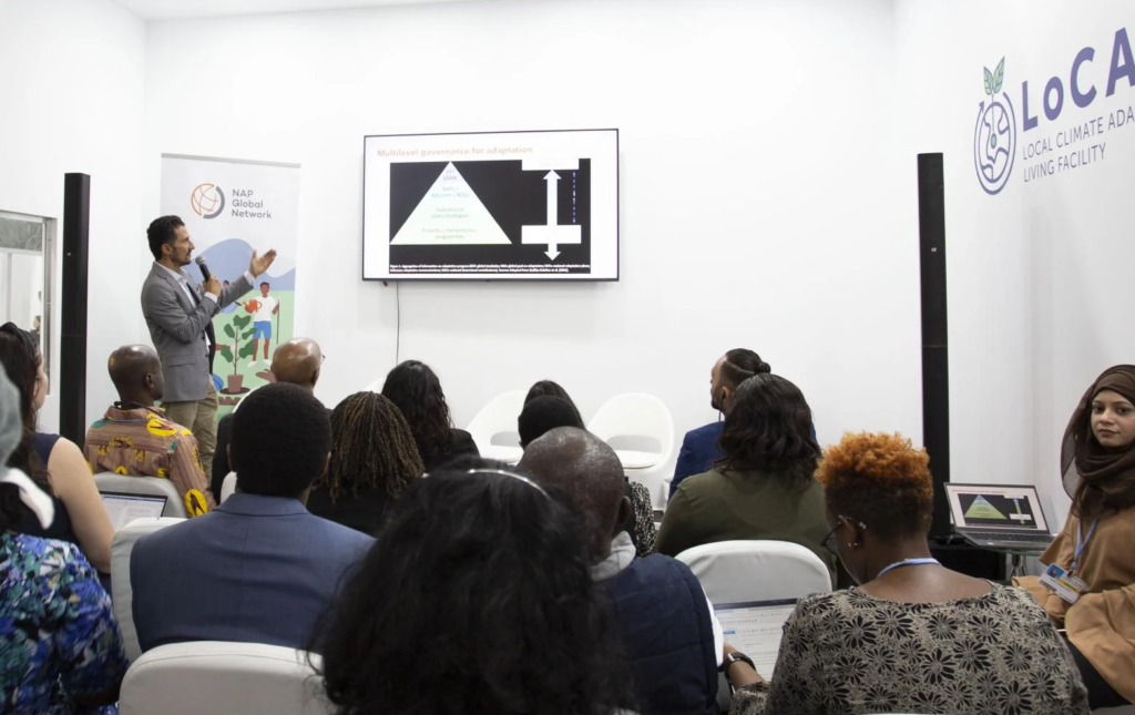 Representatives from Africa and Latin America shared their diverse experience with local adaptation planning and implementation in this side event.